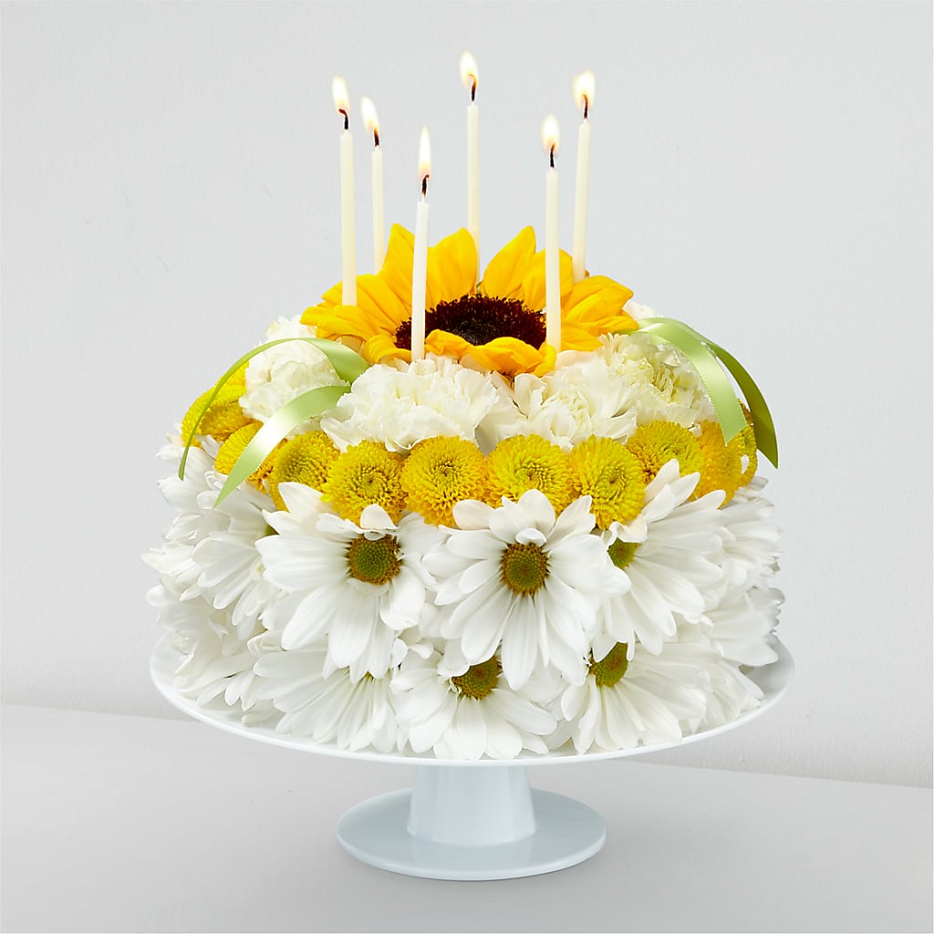 Birthday Smiles Floral Cake – Elise Flowers, Tamarac FL