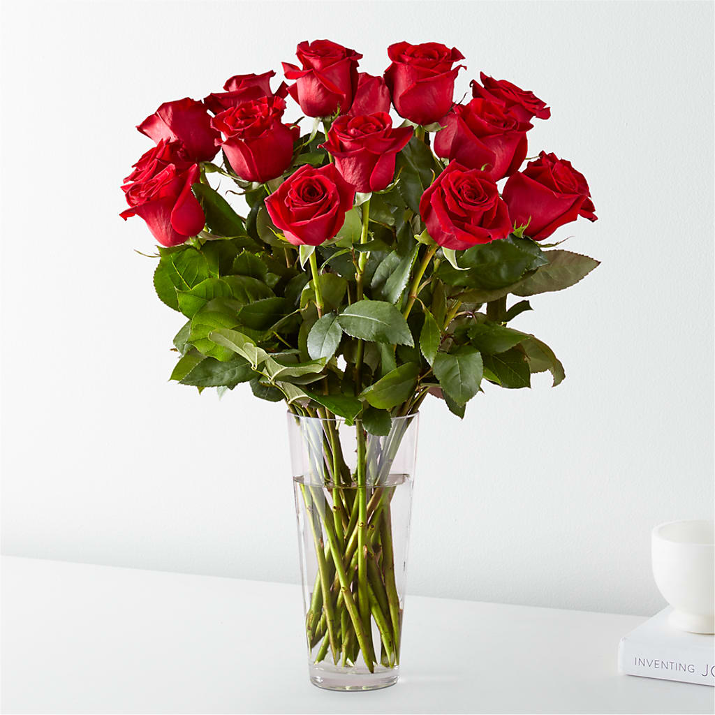 Long Stem Red Rose Bouquet – Elise Flowers, Tamarac FL