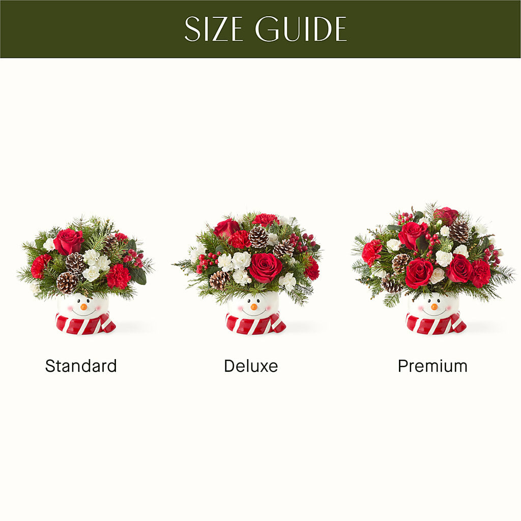 Jolly Snowman Bouquet – Elise Flowers, Tamarac FL