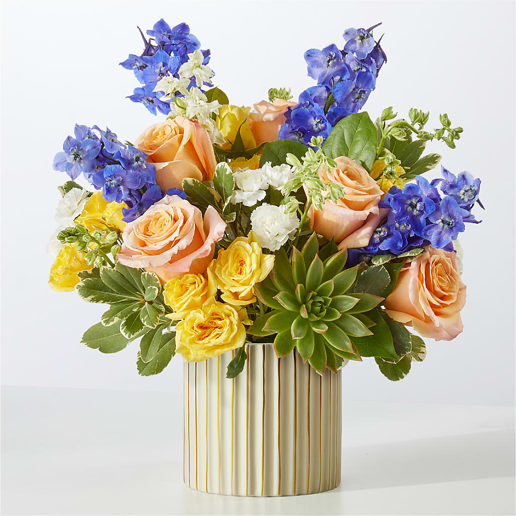 Cobalt Reverie Bouquet – Elise Flowers, Tamarac FL