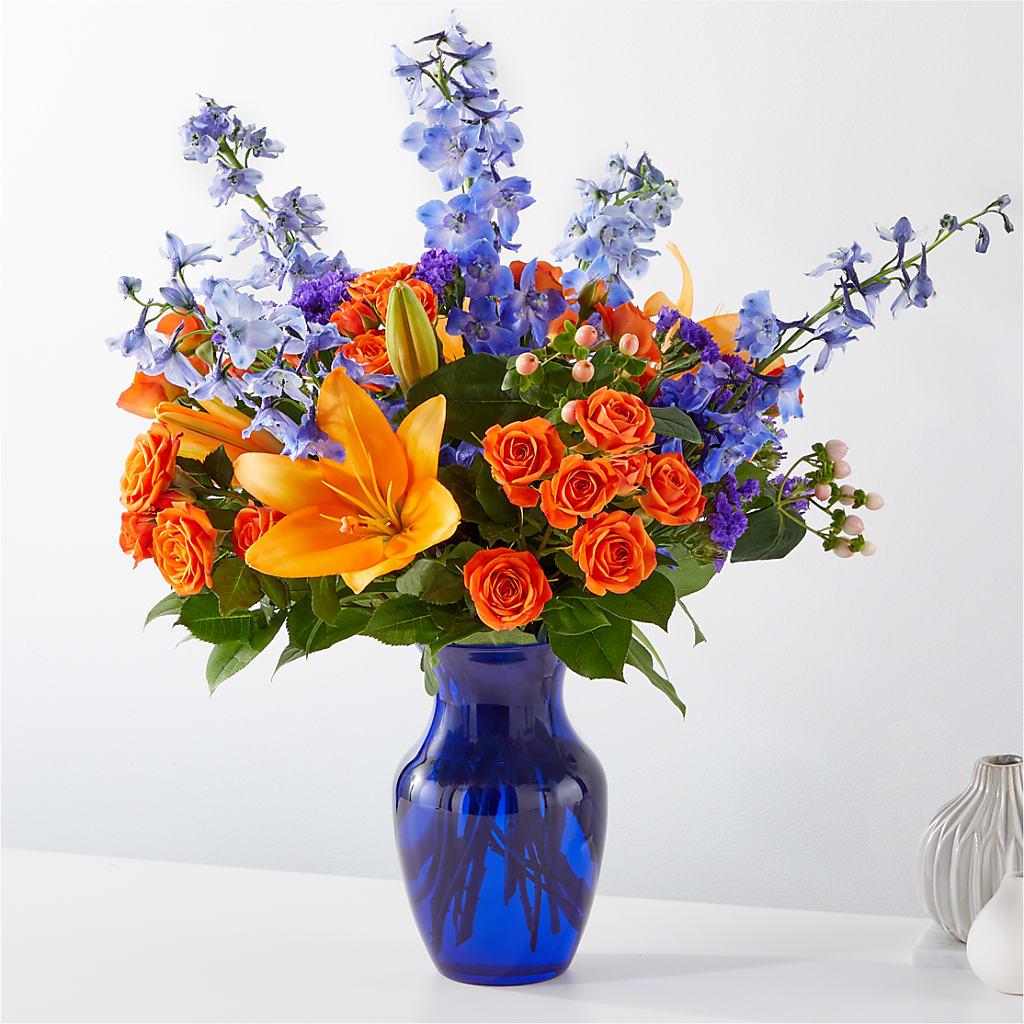 Radiant Citrus Bouquet – Elise Flowers, Tamarac FL