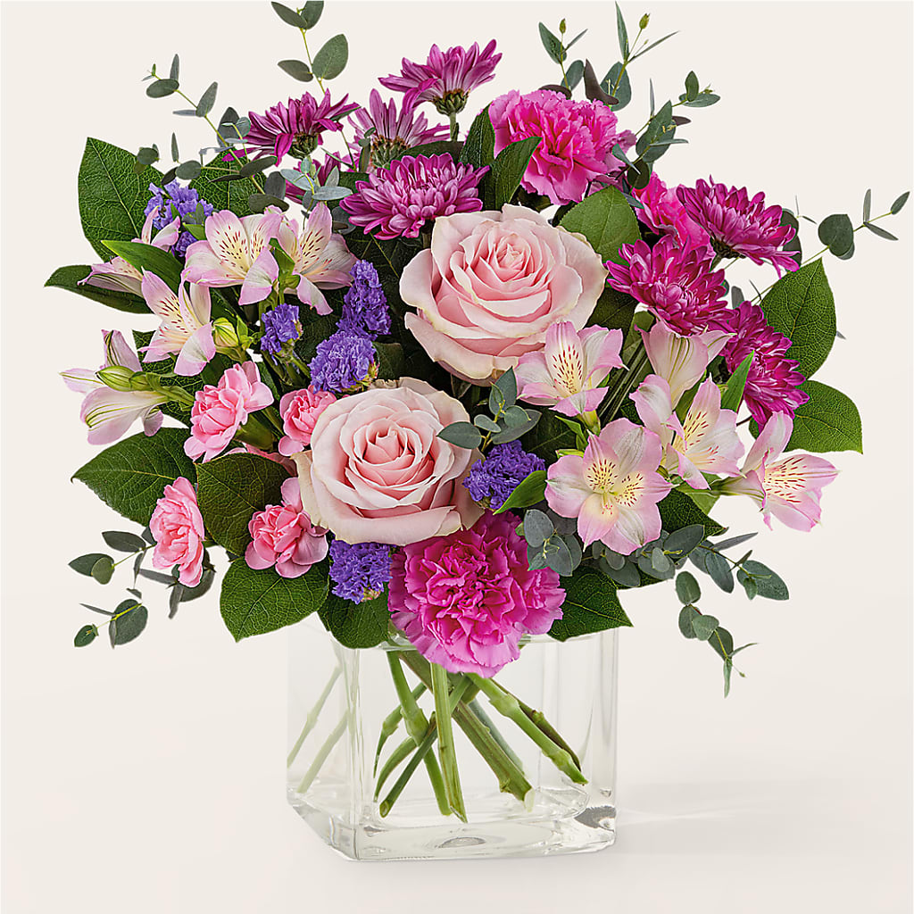 Rosy Radiance Bouquet – Elise Flowers, Tamarac FL