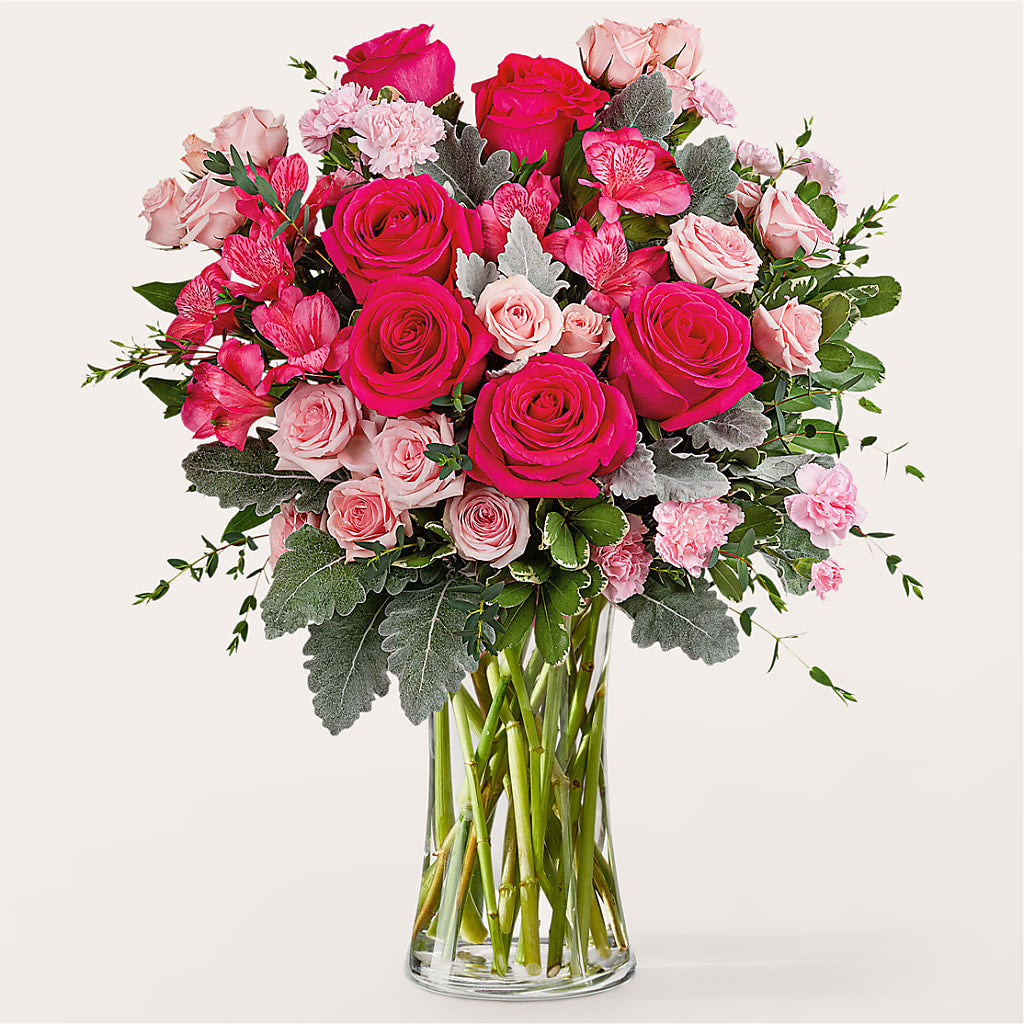 Tickled Pink Bouquet – Elise Flowers, Tamarac FL