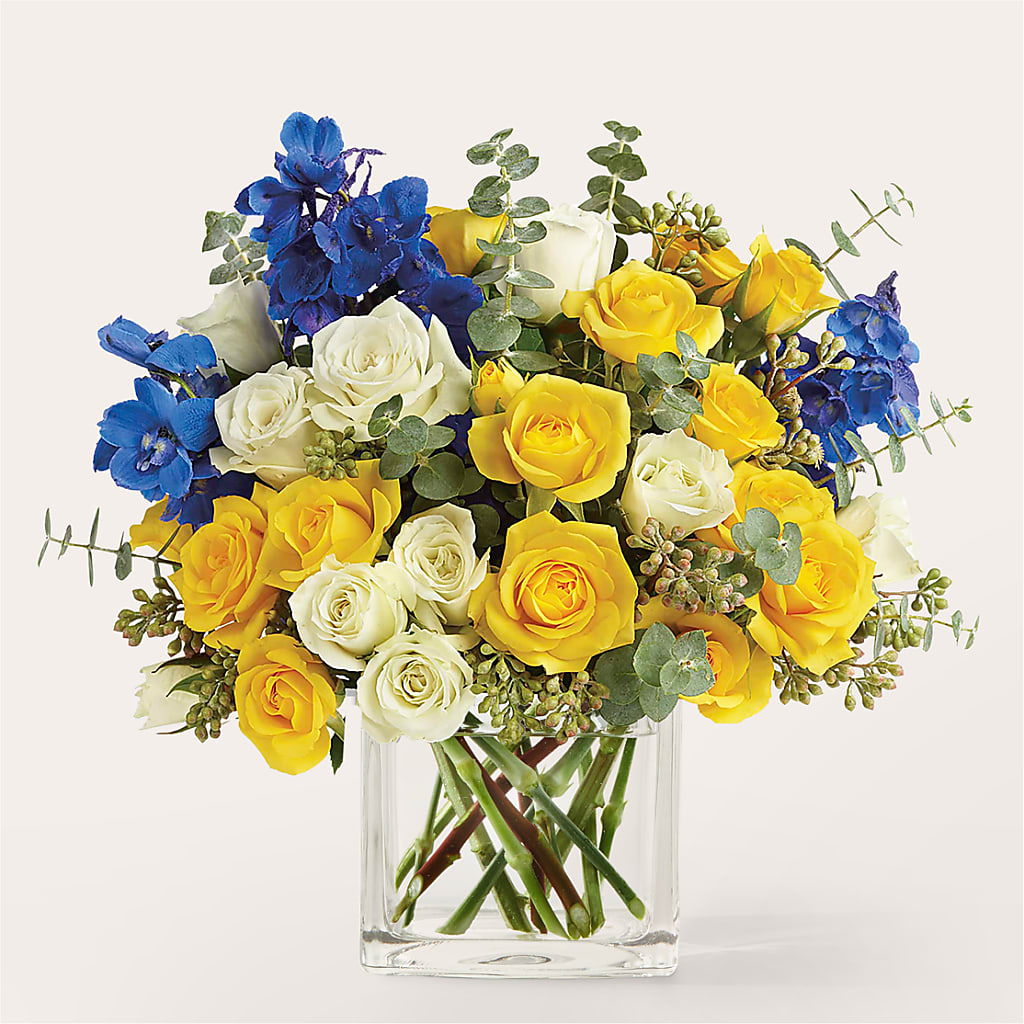 Sparkling Citrine Bouquet – Elise Flowers, Tamarac FL