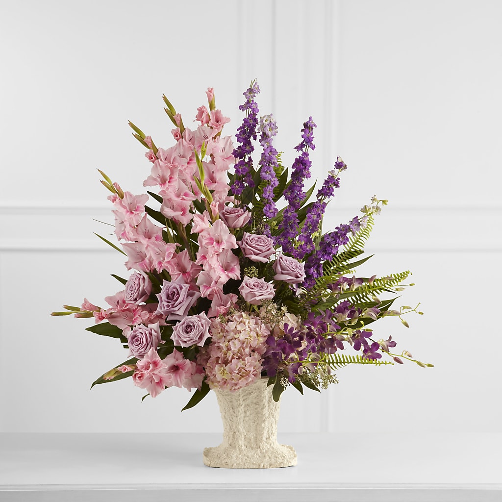 Flowing Garden Arrangement – Elise Flowers, Tamarac FL