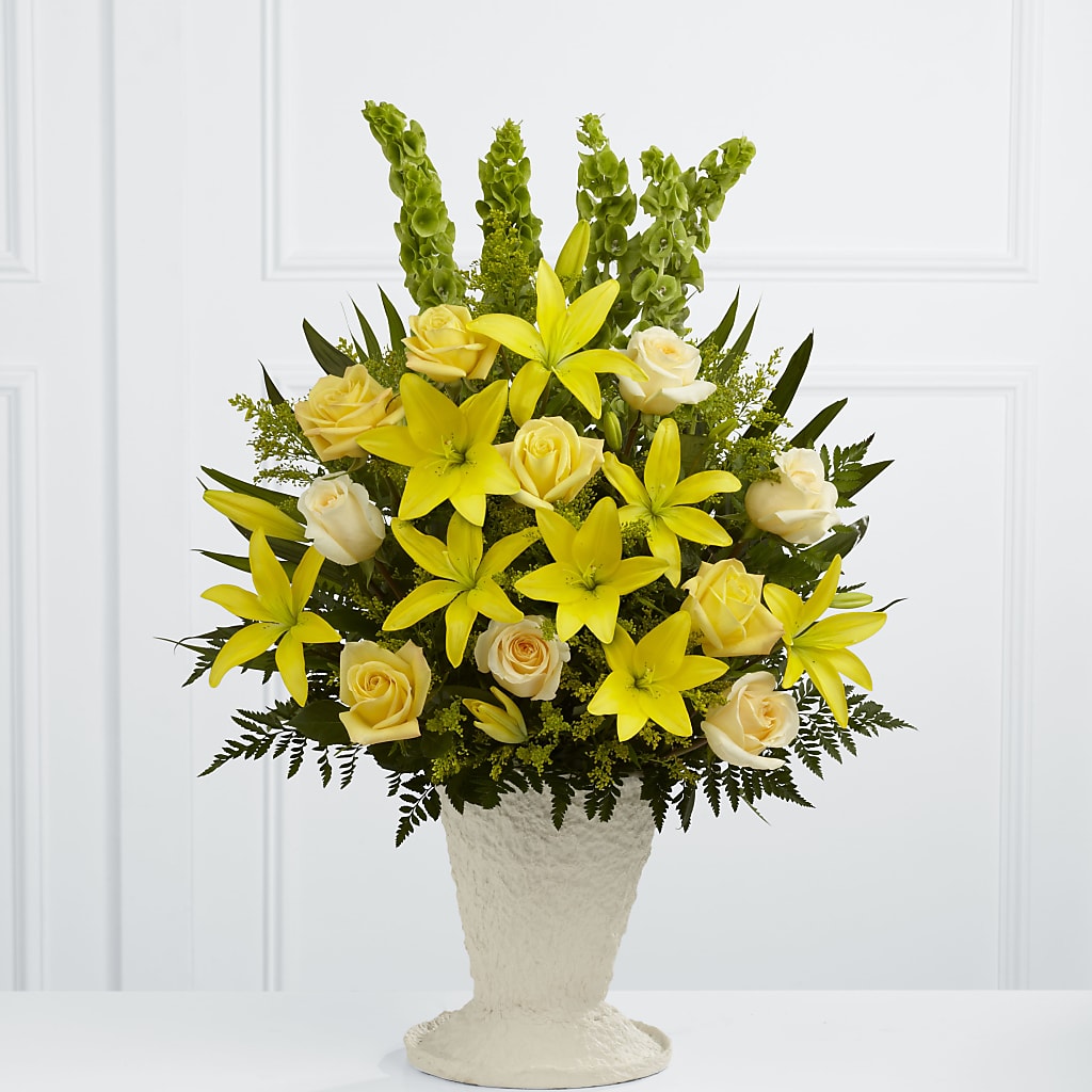 Golden Memories Arrangement – Elise Flowers, Tamarac FL