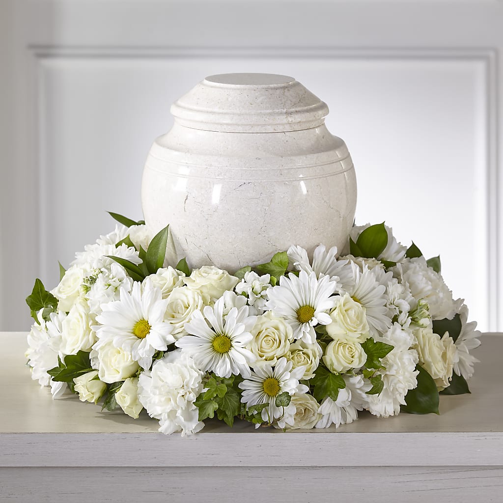 Ivory Gardens Cremation Adornment – Elise Flowers, Tamarac FL