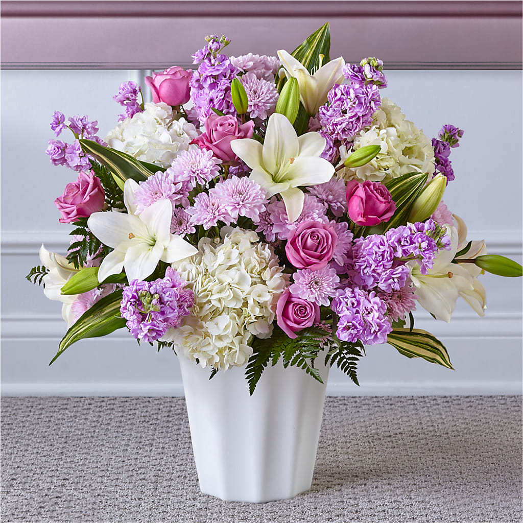 Heaven Sent Floor Basket – Elise Flowers, Tamarac FL