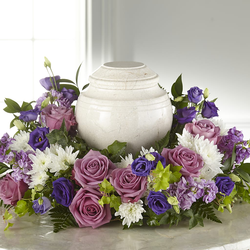 Blooming Sympathy Cremation Adornment – Elise Flowers, Tamarac FL