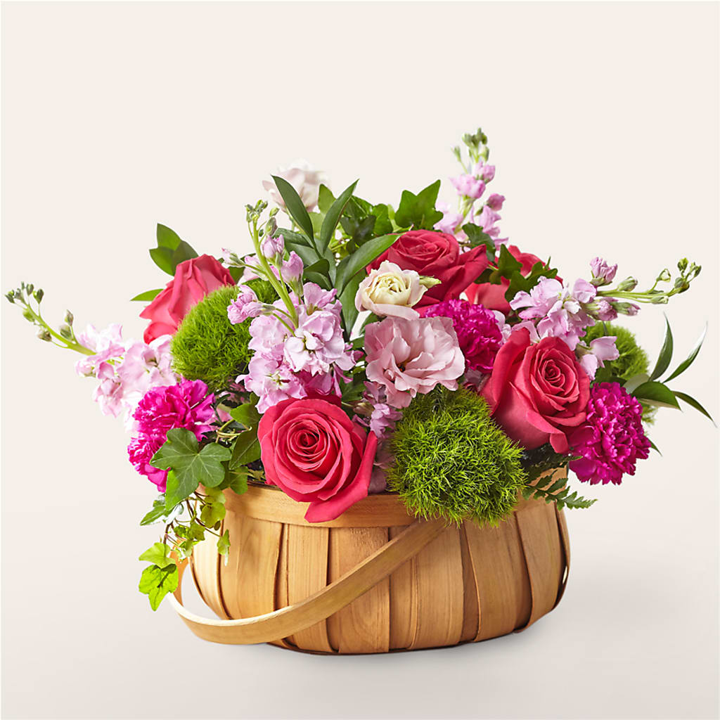 Radiance in Bloom Basket – Elise Flowers, Tamarac FL