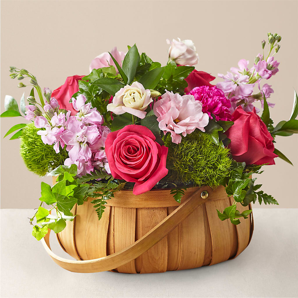 Radiance in Bloom Basket – Elise Flowers, Tamarac FL