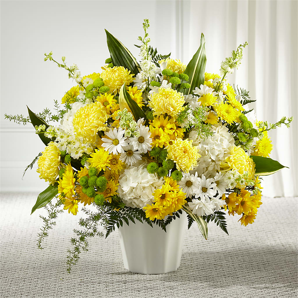 Unity & Grace Floor Basket – Elise Flowers, Tamarac FL