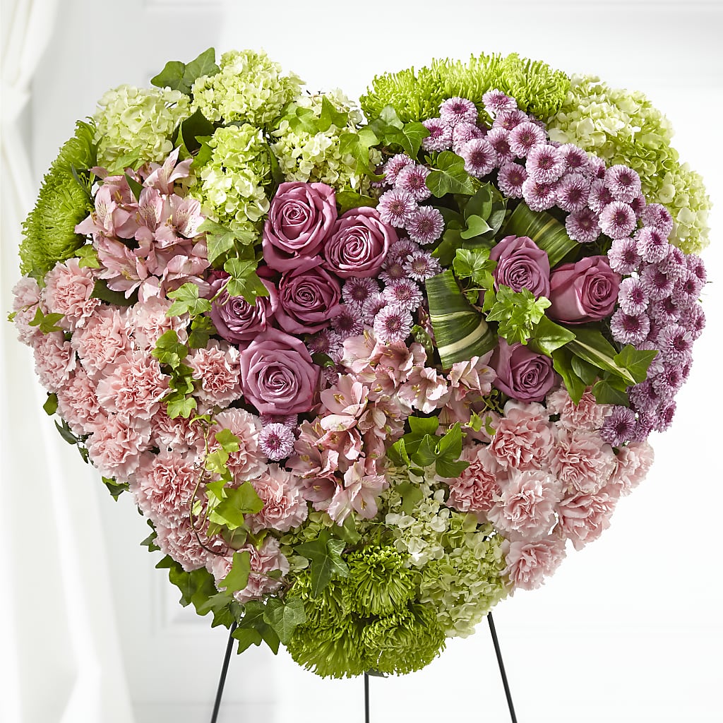 Heartwarming Standing Heart – Elise Flowers, Tamarac FL