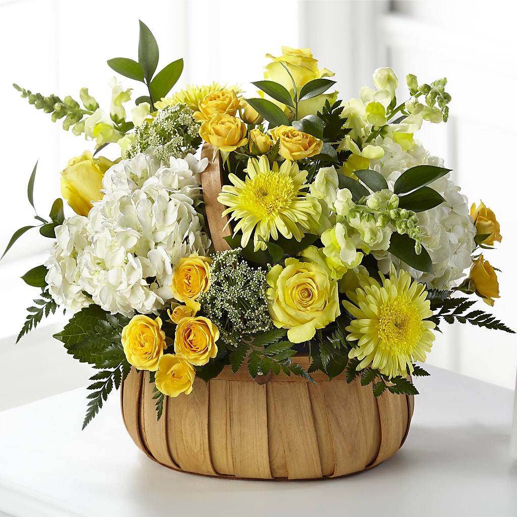 Rustic Remembrance Basket – Elise Flowers, Tamarac FL