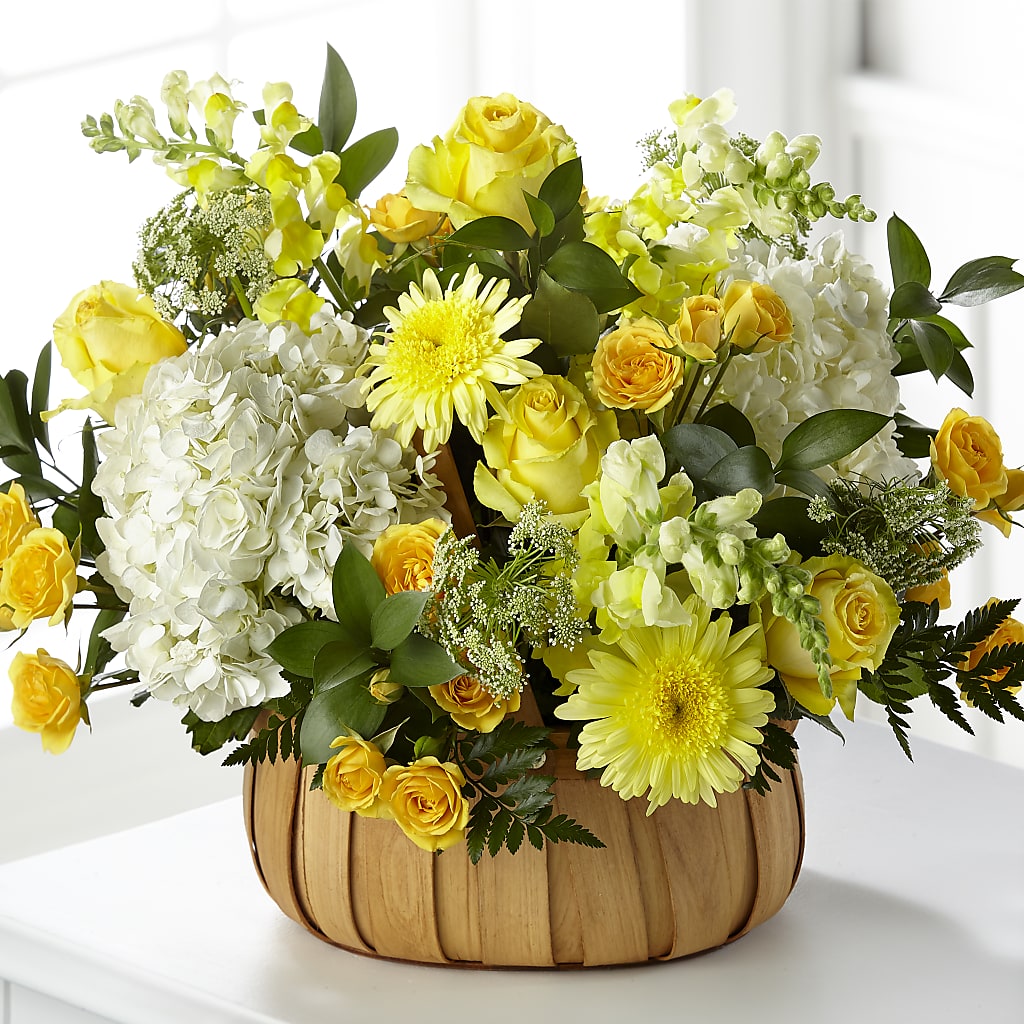 Rustic Remembrance Basket – Elise Flowers, Tamarac FL