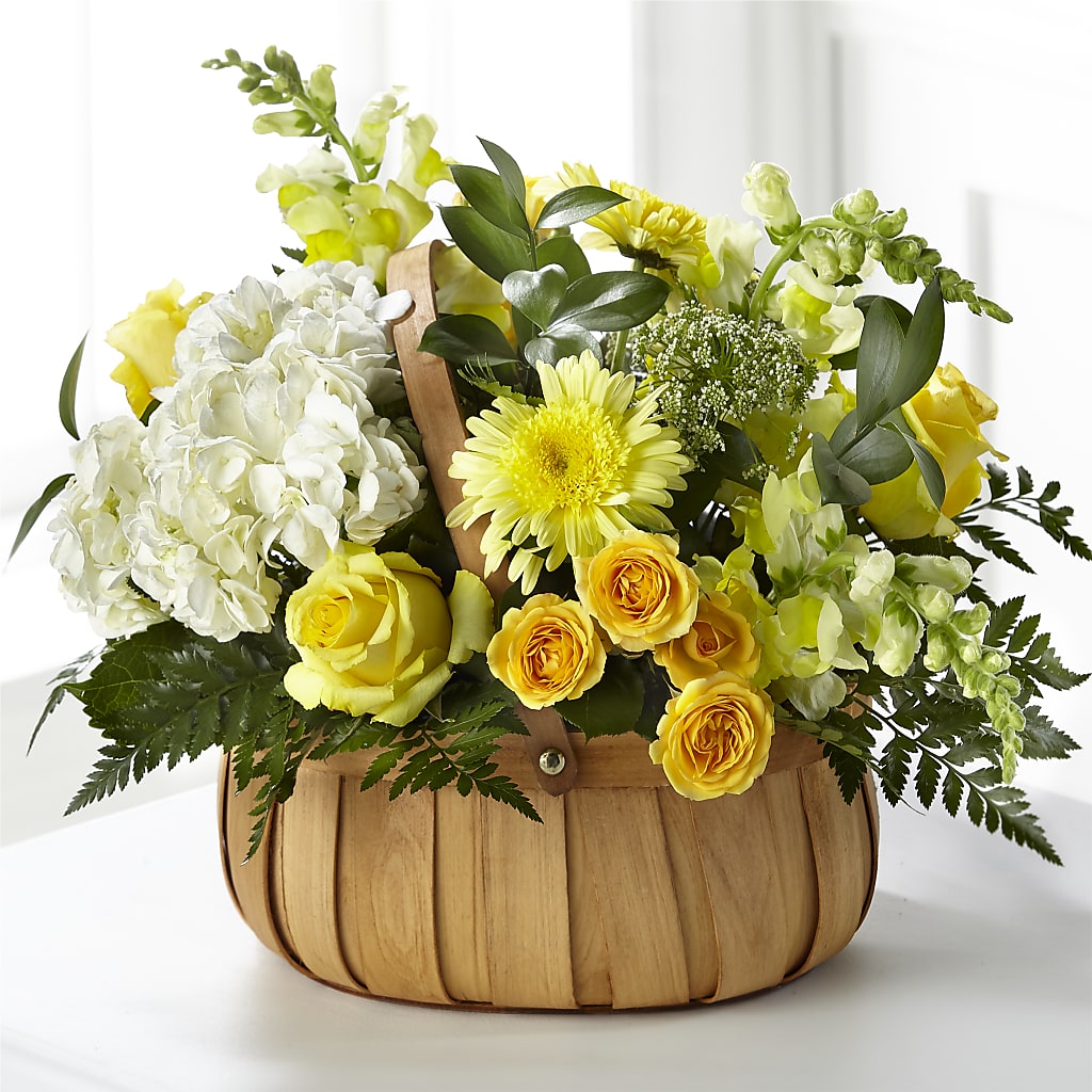 Rustic Remembrance Basket – Elise Flowers, Tamarac FL