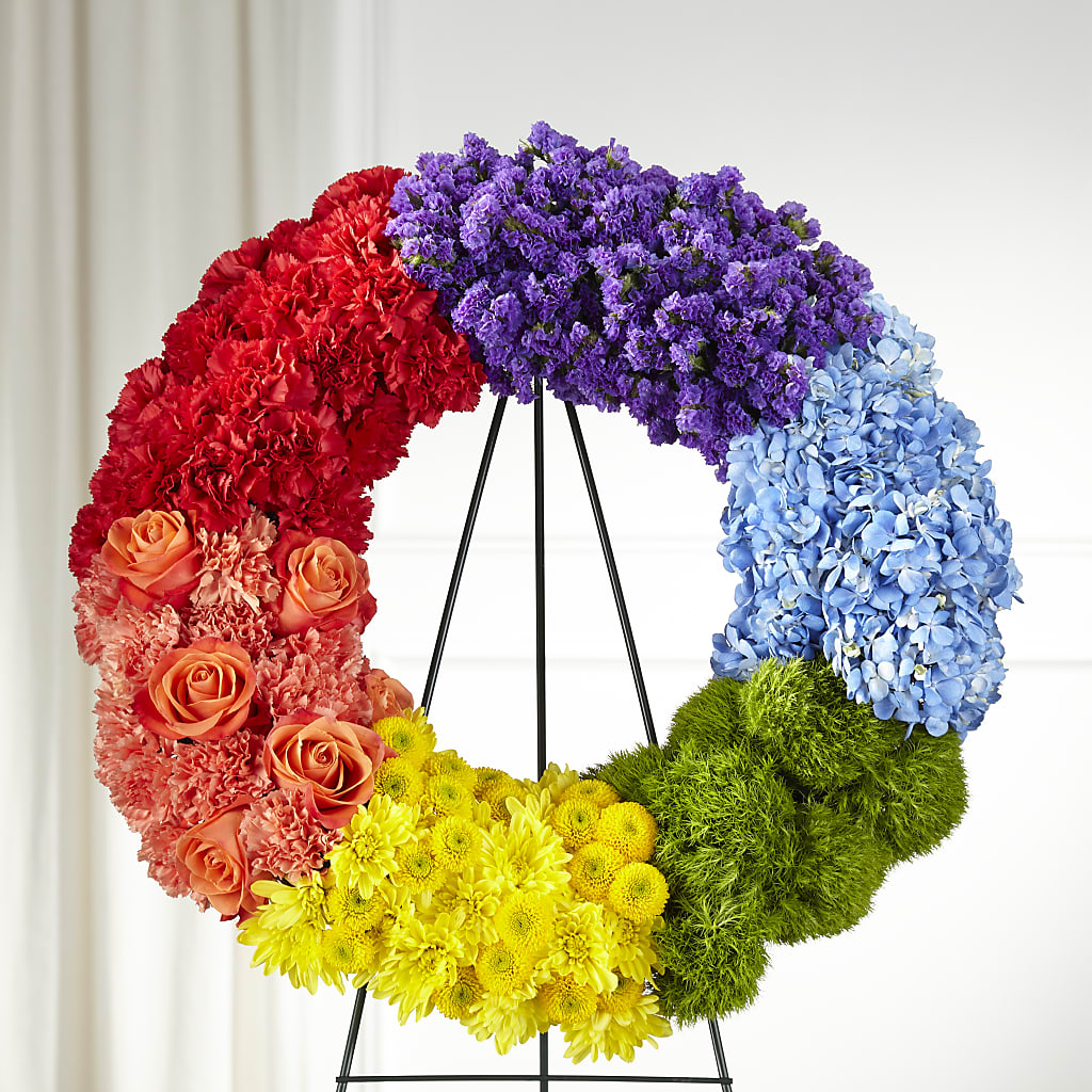 Circle of Love Wreath – Elise Flowers, Tamarac FL