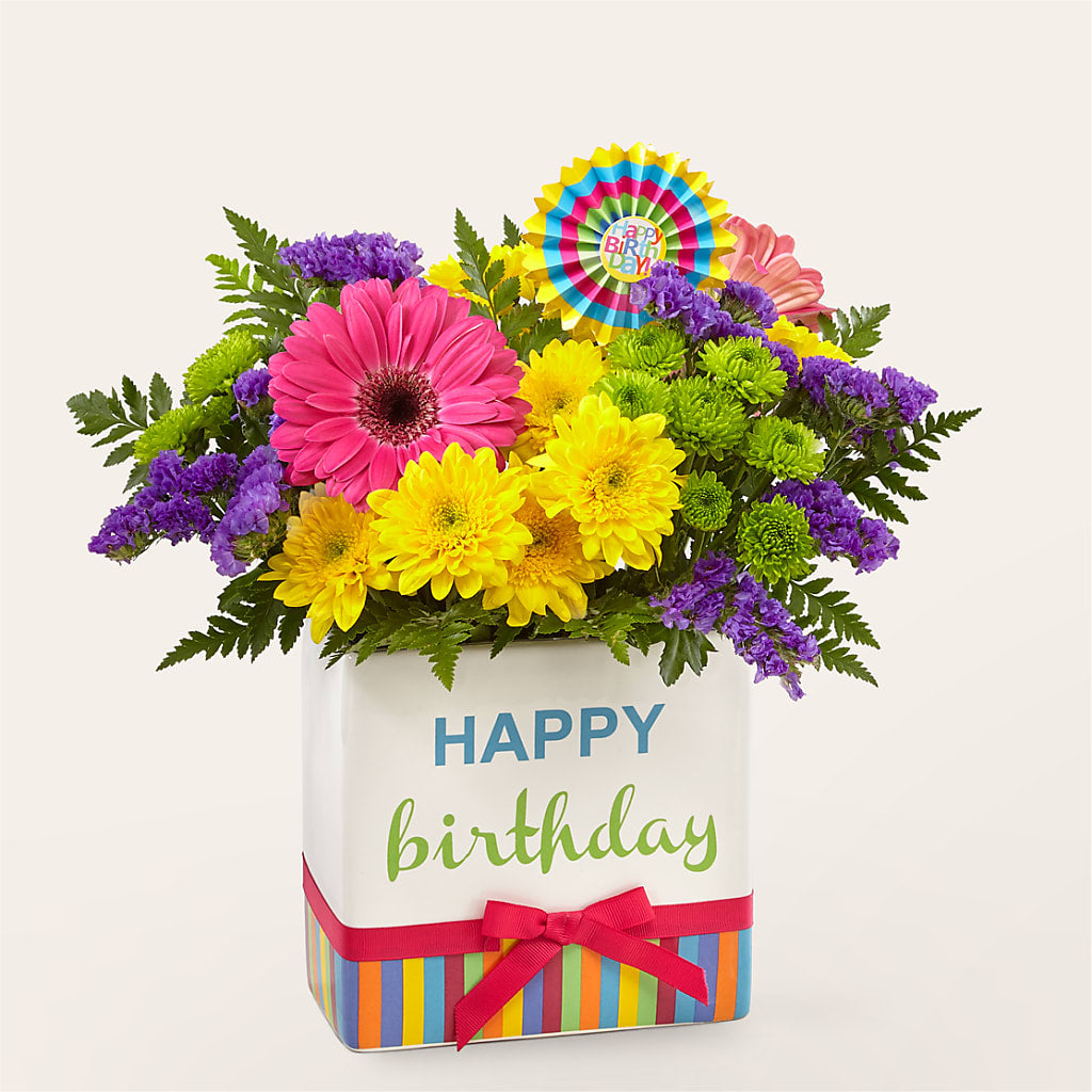 Birthday Brights Bouquet –  Elise Flowers, Tamarac FL