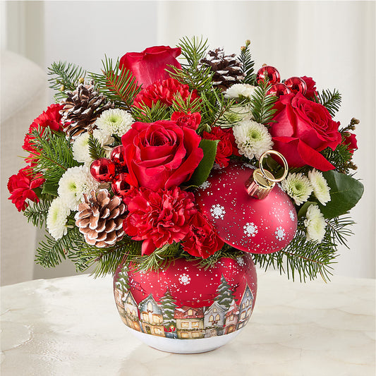 Christmas Carols Ornament –  Elise Flowers, Tamarac FL