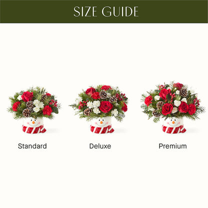 Jolly Snowman Bouquet –  Elise Flowers, Tamarac FL