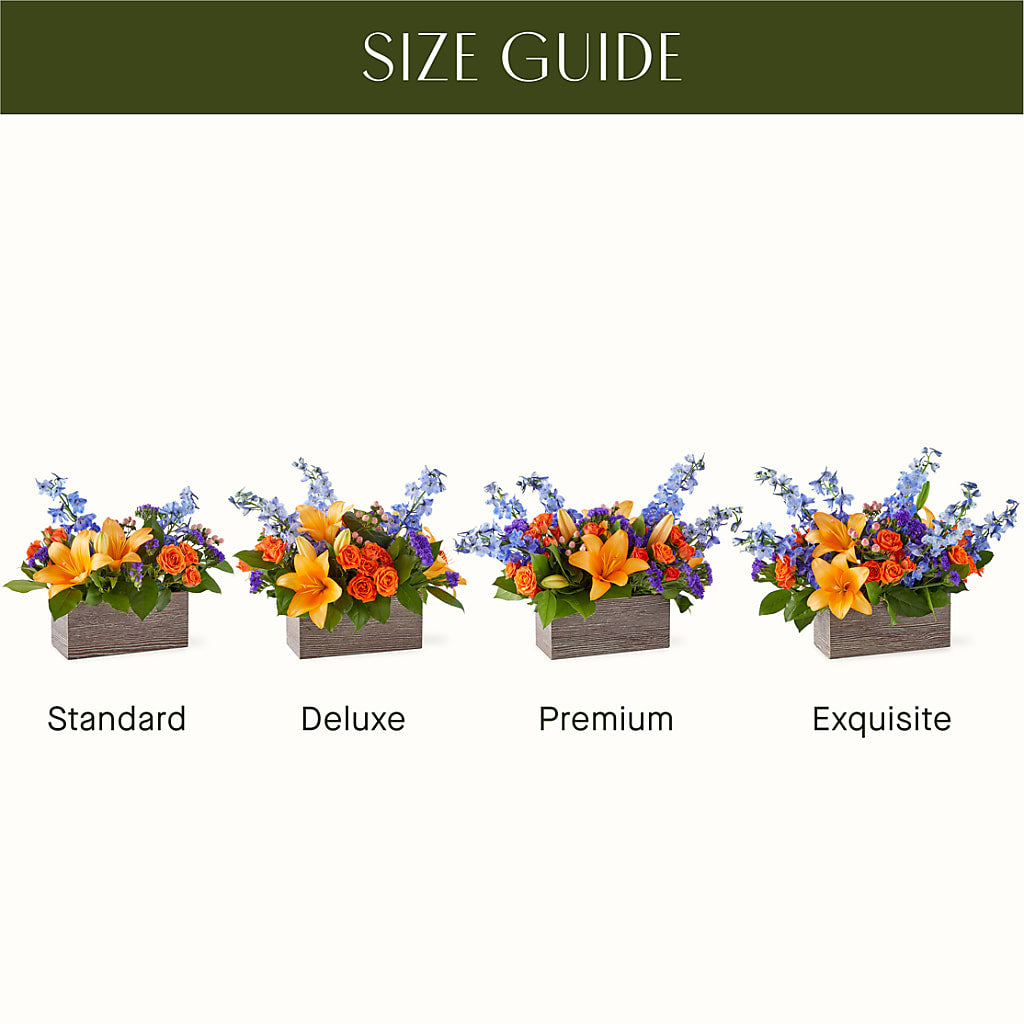 Radiant Citrus Box Bouquet –  Elise Flowers, Tamarac FL
