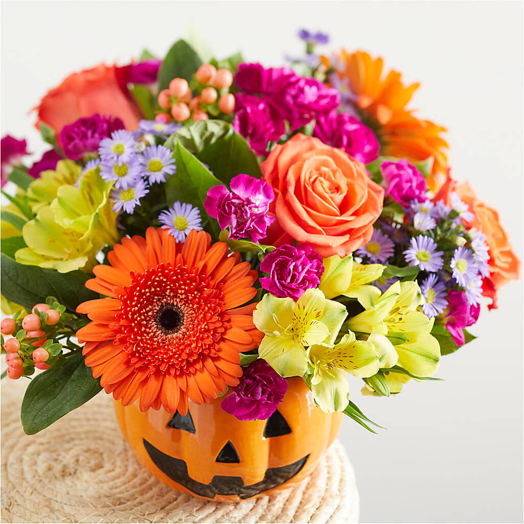 Tricks & Treats Pumpkin –  Elise Flowers, Tamarac FL