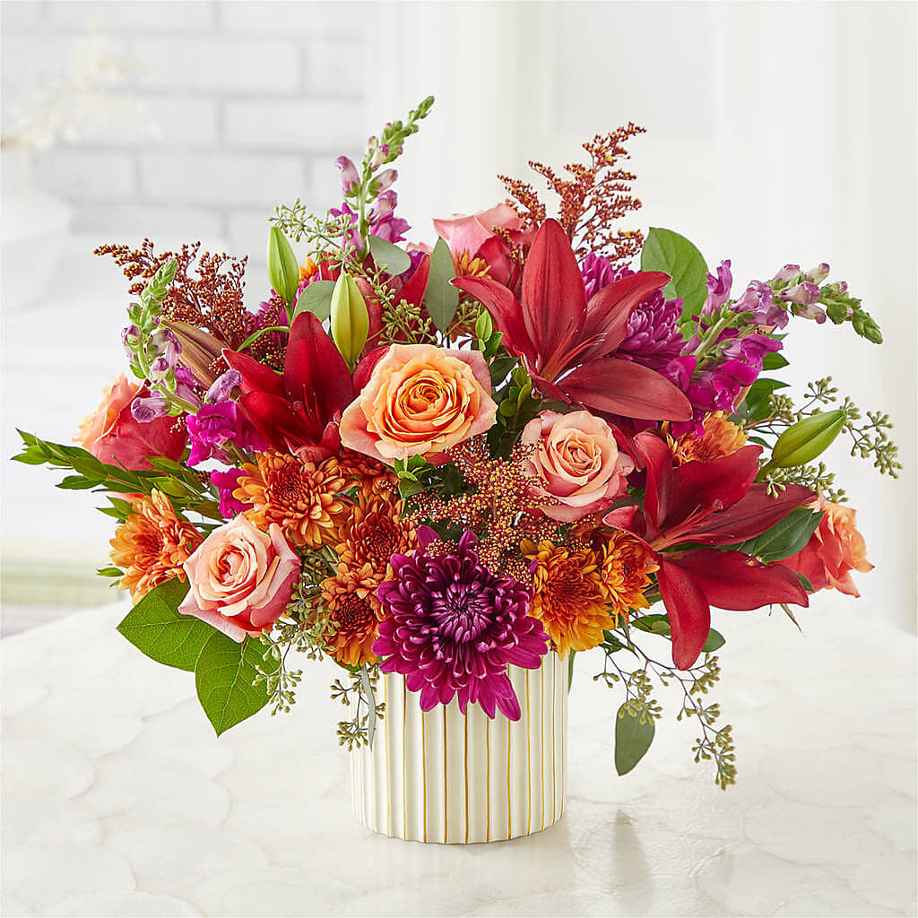 Burgundy Landscape Bouquet –  Elise Flowers, Tamarac FL