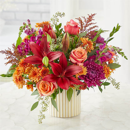 Burgundy Landscape Bouquet –  Elise Flowers, Tamarac FL
