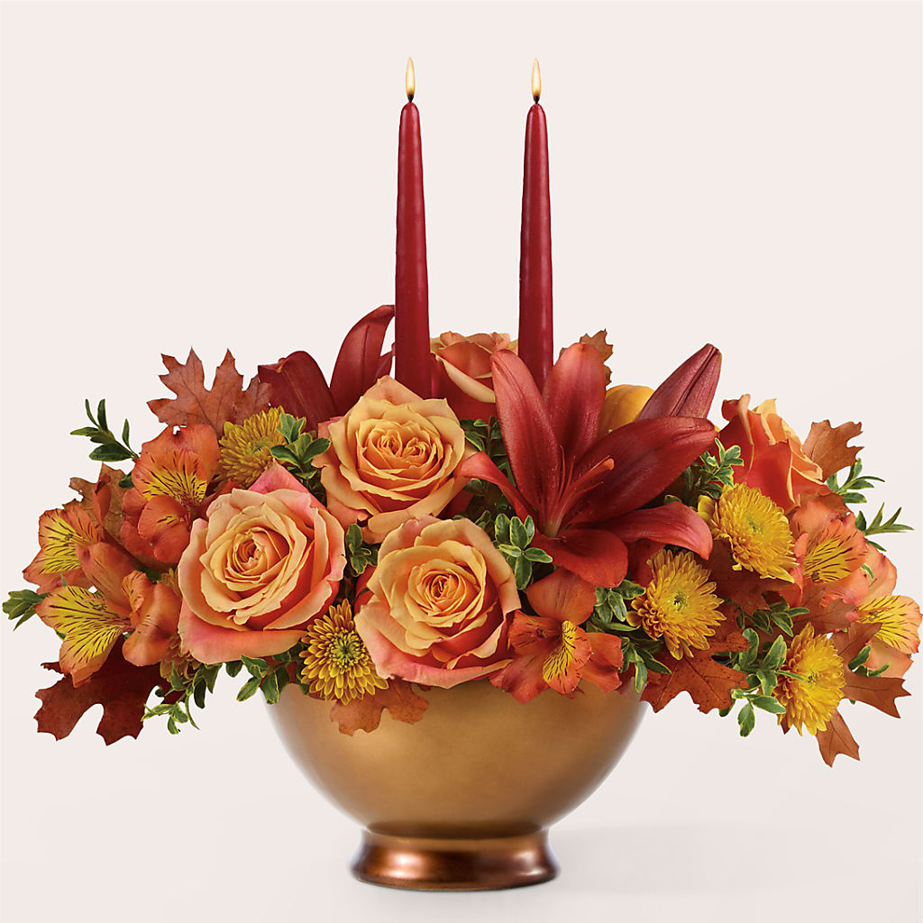 Harvest Table Centerpiece –  Elise Flowers, Tamarac FL