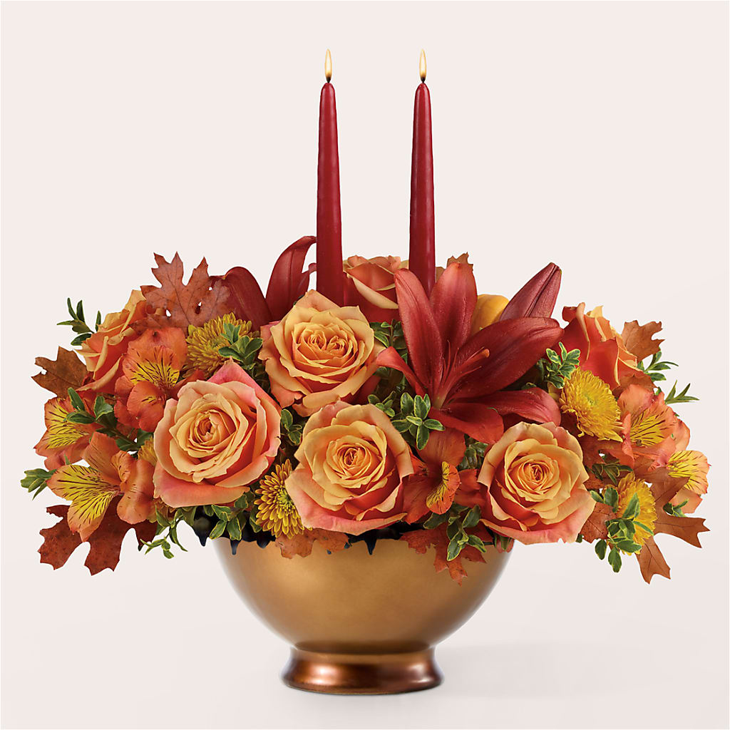 Harvest Table Centerpiece –  Elise Flowers, Tamarac FL