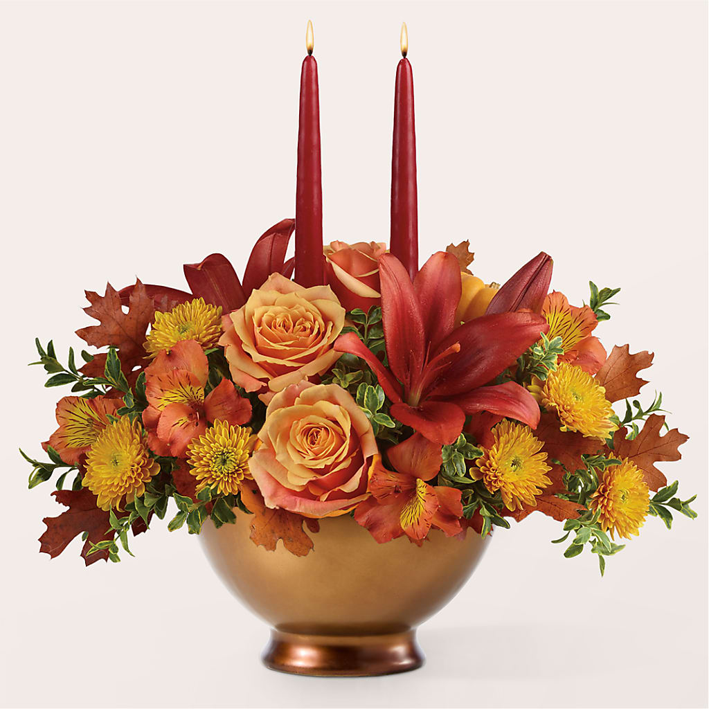 Harvest Table Centerpiece –  Elise Flowers, Tamarac FL
