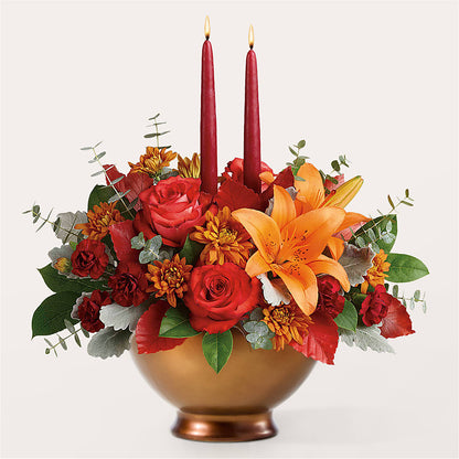 Fruits of Fall Centerpiece –  Elise Flowers, Tamarac FL