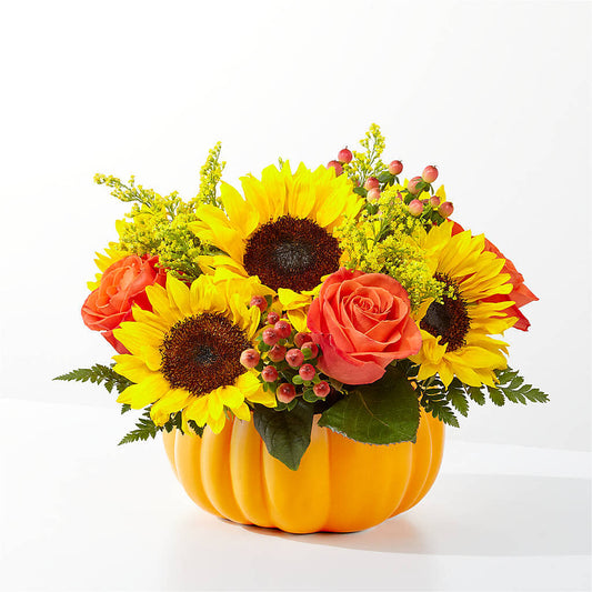Pick of the Patch Pumpkin Bouquet –  Elise Flowers, Tamarac FL