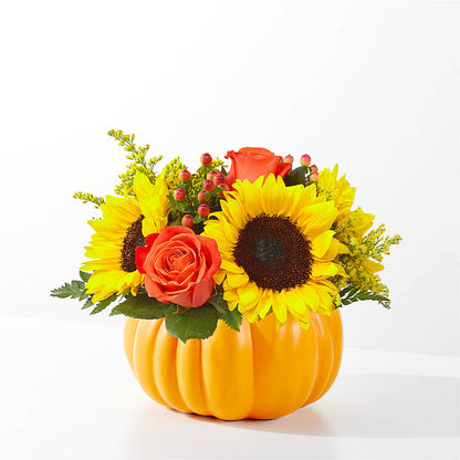 Pick of the Patch Pumpkin Bouquet –  Elise Flowers, Tamarac FL