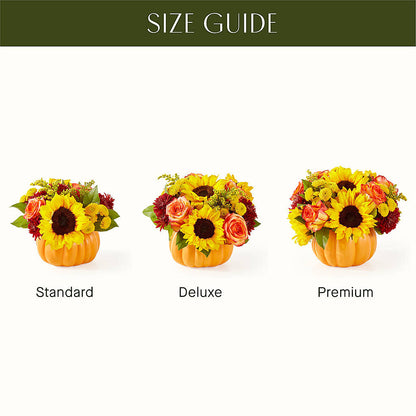 Golden Gourd Pumpkin Bouquet –  Elise Flowers, Tamarac FL