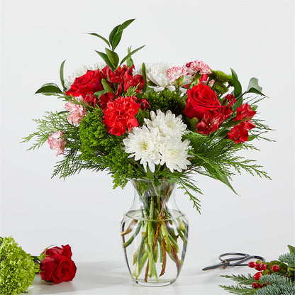 Merry Moment Bouquet – A Florist Original –  Elise Flowers, Tamarac FL