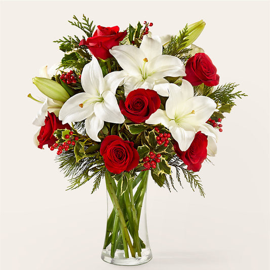 Sparkling Snowflakes Bouquet –  Elise Flowers, Tamarac FL
