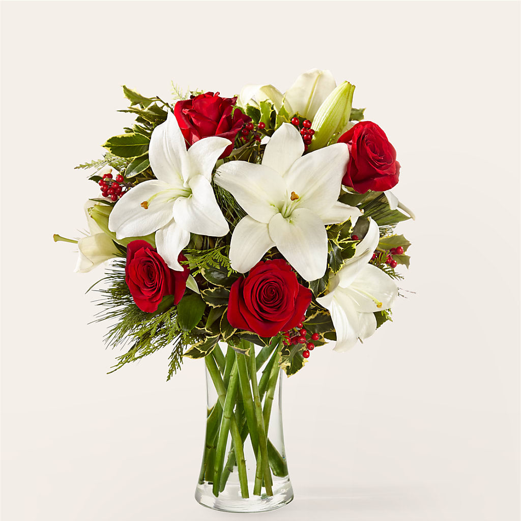 Sparkling Snowflakes Bouquet –  Elise Flowers, Tamarac FL