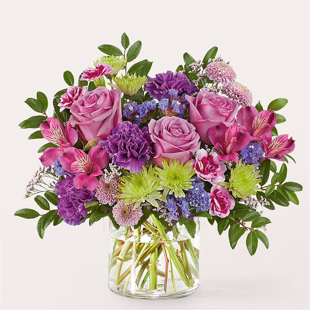 Glass Half Full Bouquet –  Elise Flowers, Tamarac FL