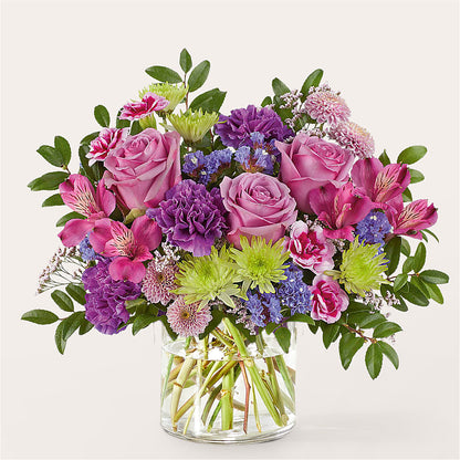 Glass Half Full Bouquet –  Elise Flowers, Tamarac FL