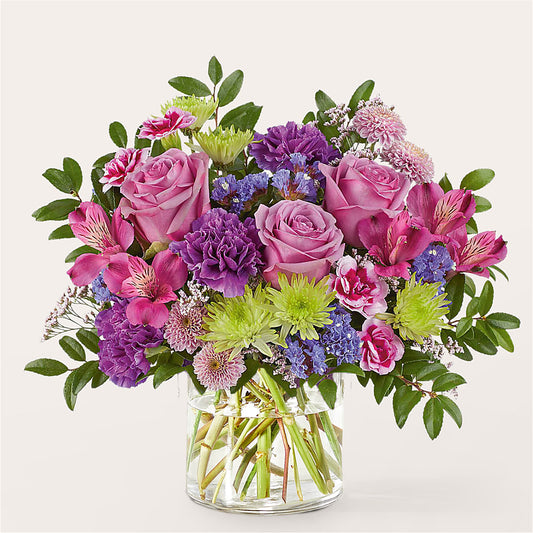 Glass Half Full Bouquet –  Elise Flowers, Tamarac FL