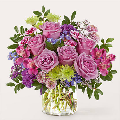Glass Half Full Bouquet –  Elise Flowers, Tamarac FL