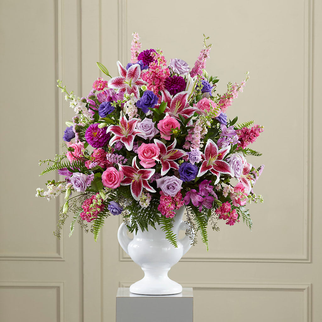 Peaceful Tribute Arrangement –  Elise Flowers, Tamarac FL