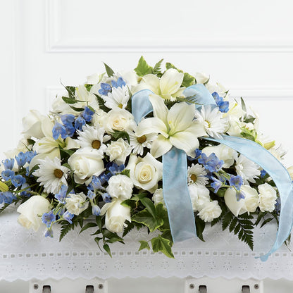 Tender Treasure Casket Spray –  Elise Flowers, Tamarac FL