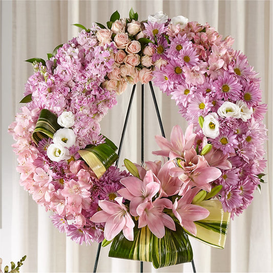 Gift of Warmth Wreath –  Elise Flowers, Tamarac FL