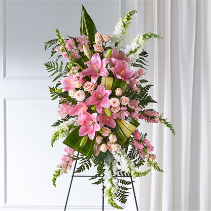 Elegant Embrace Standing Spray –  Elise Flowers, Tamarac FL