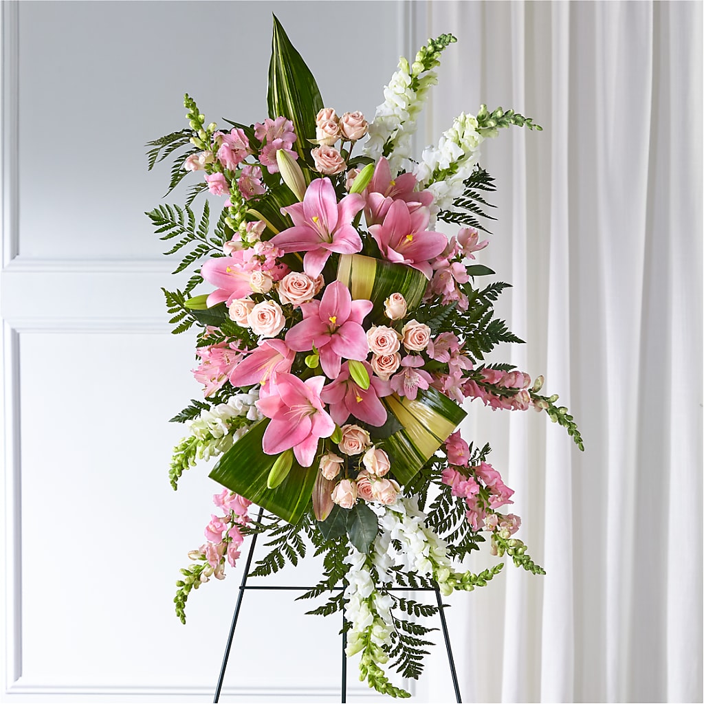 Elegant Embrace Standing Spray –  Elise Flowers, Tamarac FL