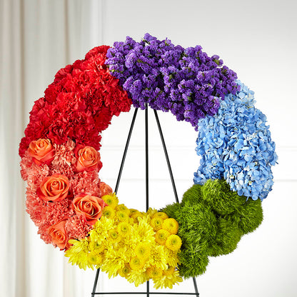 Circle of Love Wreath –  Elise Flowers, Tamarac FL