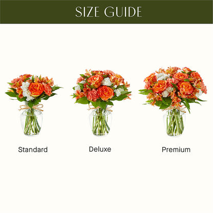 Apricot Glow Bouquet –  Elise Flowers, Tamarac FL