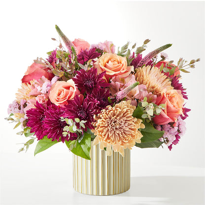 Berry Cobbler Bouquet with Ivory Vase –  Elise Flowers, Tamarac FL